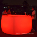 LED lumineux meubles bar table Mobile APP contrôle système changeant de couleur décor mobilier de discothèque partie utilisée